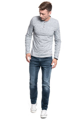 Męski Longsleeve Mustang Adrian H Henley 1011363 4136