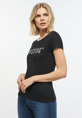T-Shirt Damski Mustang Alina C Tee Logo Black 1013222 4142
