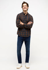 Spodnie Jeansowe Męskie Mustang Atlanta Super Skinny Denim Blue 1014583 5000 883