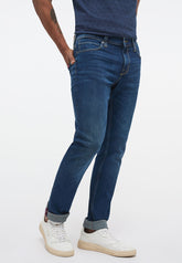 Mustang Boston Męskie Spodnie Jeansowe Denim Blue 1013756 5000 883