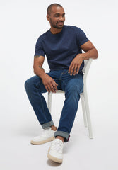 Mustang Boston Męskie Spodnie Jeansowe Denim Blue 1013756 5000 883