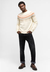 Męski Sweter Klasyczny Mustang Bloomfield Light Gray 1015482 3003