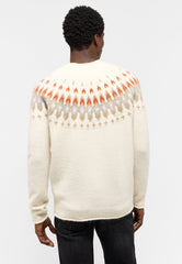 Męski Sweter Klasyczny Mustang Bloomfield Light Gray 1015482 3003