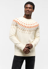 Męski Sweter Klasyczny Mustang Bloomfield Light Gray 1015482 3003