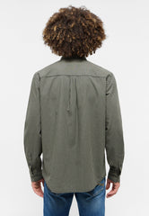 Mustang Chester Gingham Męska Koszula w Kratę na Guziki Elegancka Green Check 1015613 12636