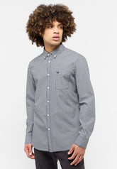 Mustang Chester Męska Koszula w Kratę Gingham Blue Check 1015613 12635