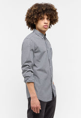 Mustang Chester Męska Koszula w Kratę Gingham Blue Check 1015613 12635