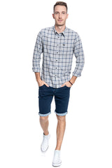 Szorty Męskie Mustang Chicago Krótkie Spodenki Denim Blue 1011731 5000 980