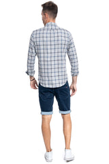 Szorty Męskie Mustang Chicago Krótkie Spodenki Denim Blue 1011731 5000 980