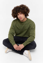 Męska Bluza Nierozpinana Mustang Clio Rifle Green 1015639 6514