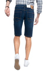Mustang Spodenki Jeansowe Męskie Chicago Short Niebieskie Bawełna 1010192 5000 982
