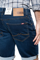 Mustang Spodenki Jeansowe Męskie Chicago Short Niebieskie Bawełna 1010192 5000 982