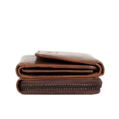 Skórzany Portfel Uniwersalny Mustang Como Wallet Top Opening Cognac 06.103531