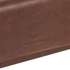 Skórzany Portfel Uniwersalny Mustang Como Wallet Top Opening Cognac 06.103531