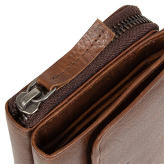 Skórzany Portfel Uniwersalny Mustang Como Wallet Top Opening Cognac 06.103531