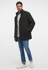 David Winter Coat Męski Płaszcz Ciepły Elegancki Mustang Black 1014179 4142