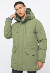 Daniel Washed Parka Mustang Four Leaf Clover 1013040 6352