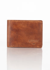 Męski Skórzany Portfel Mustang Denimo High Wallet Side Opening With Button