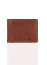 Skórzany Portfel Pojemny Premium Mustang Denimo High Wallet Side Opening With Button