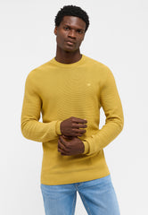 Sweter Elegancki Męski Mustang Elliot Logo Southern Moss 1015472 6450