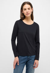 T-Shirt Z Długim Rękawem Damski Mustang Elly Longsleeve Black 1013931 4142