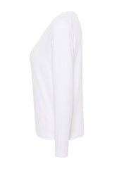 T-Shirt Z Długim Rękawem Damski Mustang Elly Longsleeve Logo General White 1013931 2045