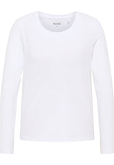 T-Shirt Z Długim Rękawem Damski Mustang Elly Longsleeve Logo General White 1013931 2045
