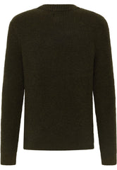 MUSTANG EMIL C CREW MĘSKI SWETER ELEGANCKI RIFLE GREEN 1015801 6514