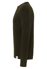 MUSTANG EMIL C CREW MĘSKI SWETER ELEGANCKI RIFLE GREEN 1015801 6514