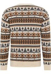 Męski Sweter Paski Mustang Emil C Norway Carbon 1014438 4135