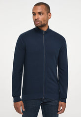 Mustang Edgar Zip Cardigan Męski Sweter Rozpinany Sky Captain 1013275 5323