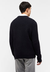 Męski Sweter Mustang Emil C Crew Dark Sapphire 1015801 4136