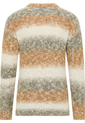 Męski Sweter Paski Mustang Emil C Degradee Degradee Naturetones 1014122 12475