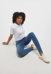 Mustang Georgia Super Skinny Damskie Spodnie Jeansowe Denim Blue 1013578 5000 682