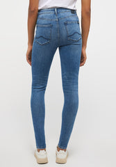 Mustang Georgia Super Skinny Damskie Spodnie Jeansowe Denim Blue 1013578 5000 682