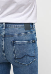 Mustang Georgia Super Skinny Damskie Spodnie Jeansowe Denim Blue 1013578 5000 682