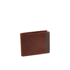 Mustang La Spezia Wallet Męski Skórzany Portfel Pojemny Skóra Na Karty 06.100731 Cognac