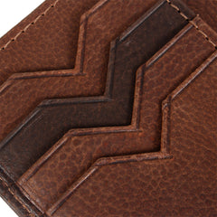 Mustang La Spezia Wallet Męski Skórzany Portfel Premium Pojemny Na Karty Skóra Cognac 06.100831