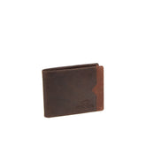 Mustang La Spezia Wallet Męski Skórzany Portfel Skóra Pojemny Na Karty Brown 06.100701