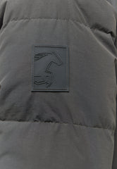 Mustang Leroy Męski Klasyczny Płaszcz Ciepły Do Kolan Pirate Black 1015611 4088