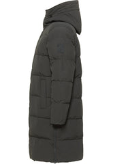 Mustang Leroy Męski Klasyczny Płaszcz Ciepły Do Kolan Pirate Black 1015611 4088