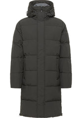 Mustang Leroy Męski Klasyczny Płaszcz Ciepły Do Kolan Pirate Black 1015611 4088