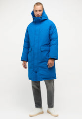 Parka Męska Kurtka Zimowa Ciepła Na Zime Mustang Long Snorkel Blue 1014472 5337