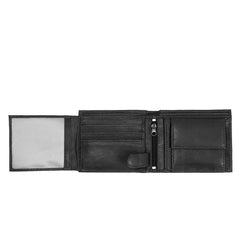 Skórzany Portfel Męski Mustang Livorno Wallet Side Opening Black 06.103000