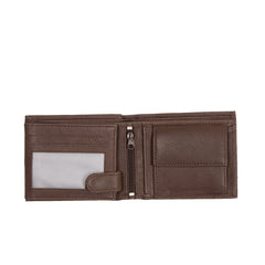 Skórzany Portfel Męski Mustang Livorno Wallet Side Opening Brown 06.103001