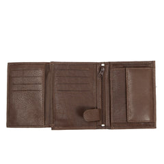 Skórzany Portfel Uniwersalny Mustang Livorno Wallet Tall Model Brown 06.103201