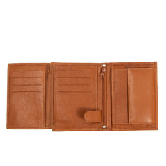 Skórzany Portfel Uniwersalny Mustang Livorno Wallet Tall Model Cognac 06.103231