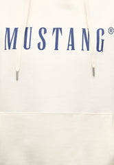 Mustang Margo Damska Bluza z Kapturem Logo Whisper White 1013934 2013