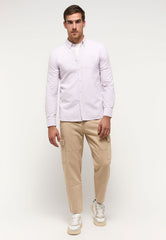 Męska Koszula Mustang Edinburg Oxford Stripe Lavender 1014767 12557