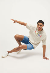 Męski T-Shirt Koszulka Nadruk Logo Mustang Aidan C Pride Moonstruck 1014017 2081